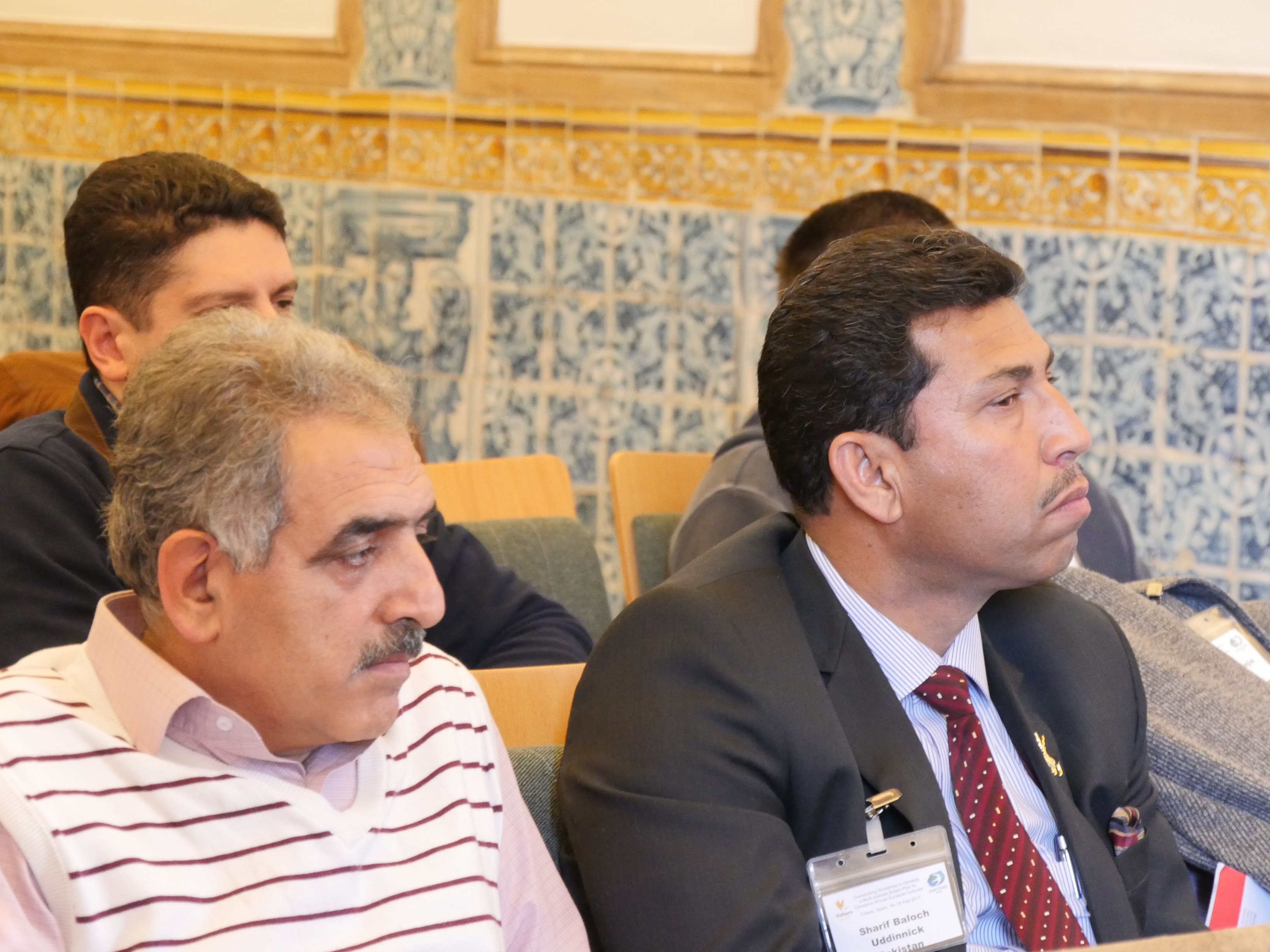 L-R: Mohammad Asghari Tabari, I.R.Iran; Sharif-ud-Din Baloch, Pakistan.  © SEO BirdLife