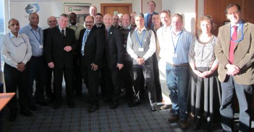 Participants to the First Meeting of the Technical Advisory Group to the Raptors MOU. Photo by Robert Vagg.